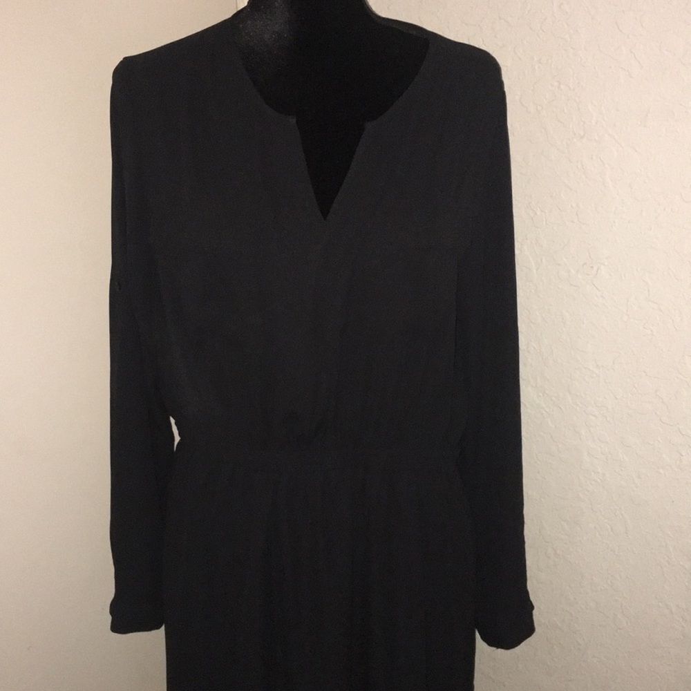Black long sleeve dress